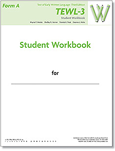 TEWL-3 Student Workbook Form A (pack of 10)